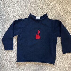 Kids Navy Blue Block Island Sweater